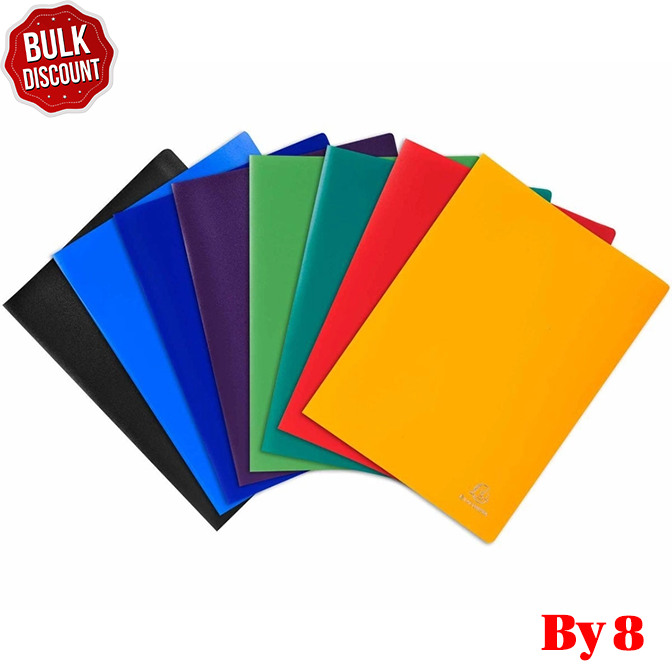 BULK DISCOUNT: Box of 8 Display Books - A4 Display Book - (Exacompta)